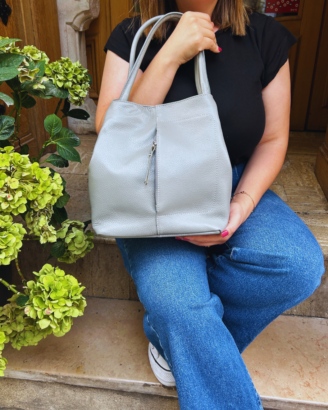 Sac Laura Gris clair