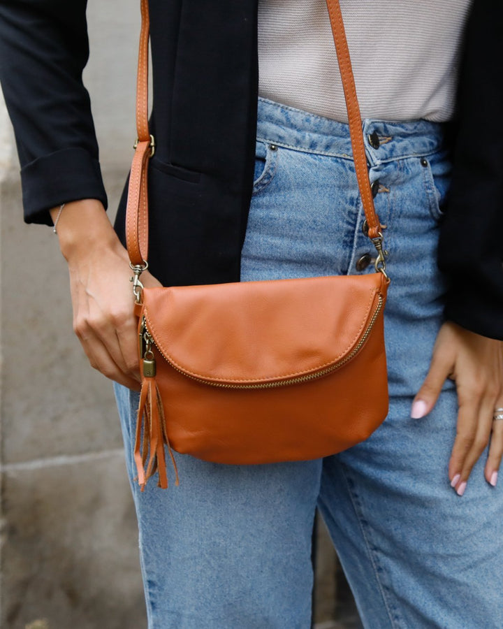 Sac Rosita Camel fonce