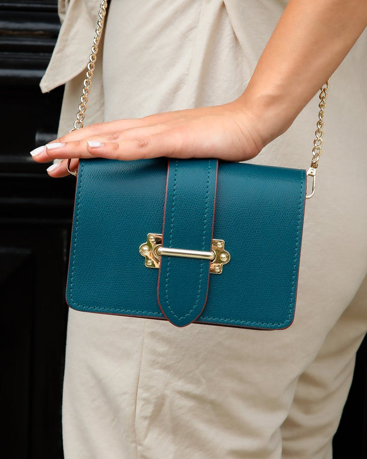 Sac Valentina Bleu canard