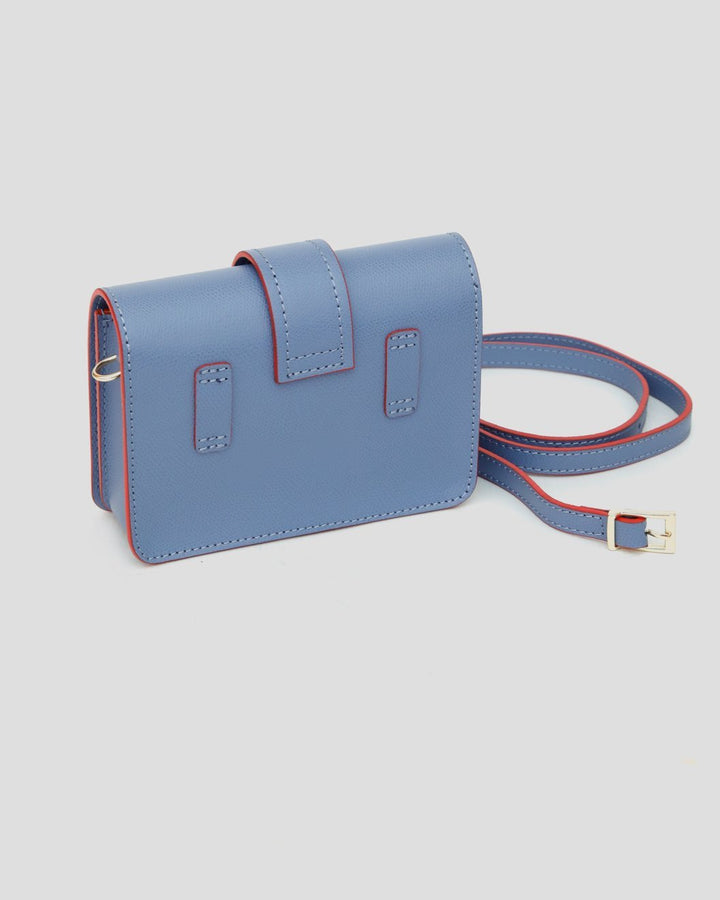 Sac Valentina Bleu gris