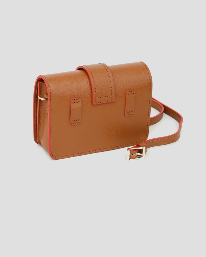 Sac Valentina Camel fonce