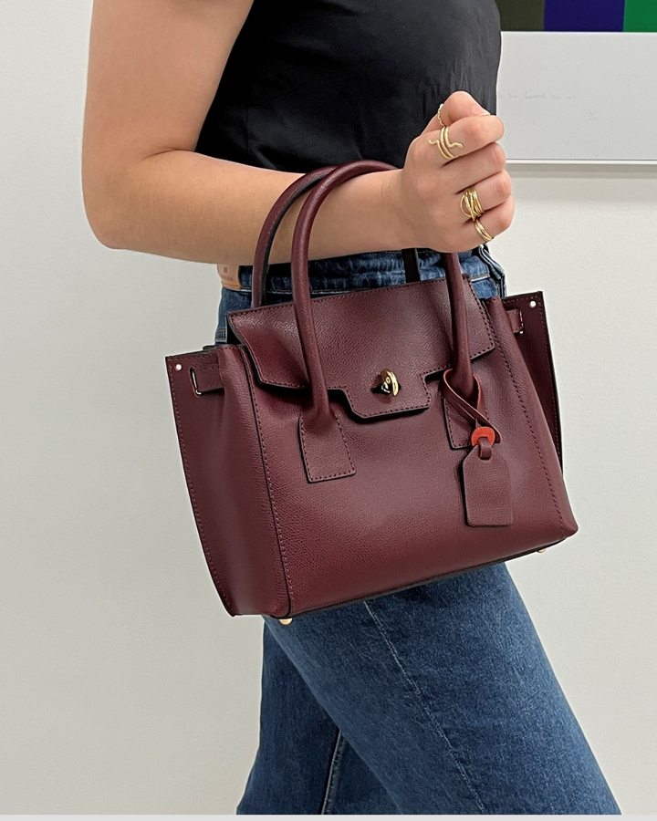 Sac Mini Gabriella Lie de vin